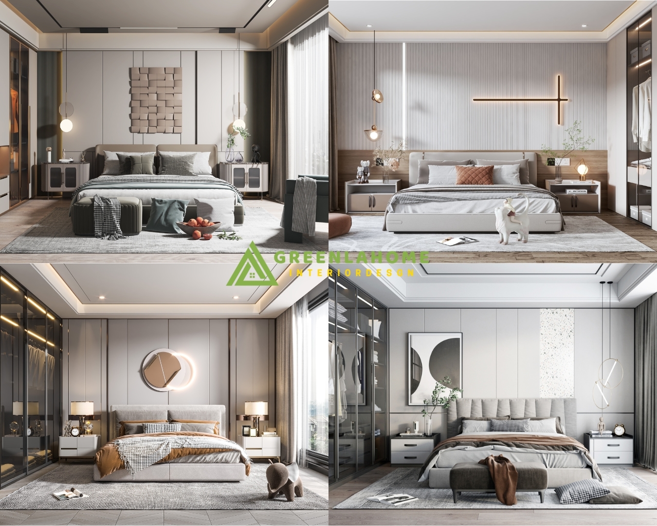 Phòng ngủ nhà phố thiết kế tối giản, yên tĩnh giúp tái tạo năng lượng - Greenlahome