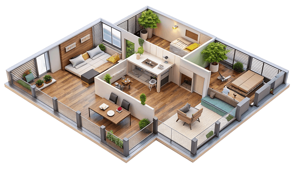 3D Floor Plan Architecture